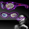 Purple Custom LED Billboard Sunglasses